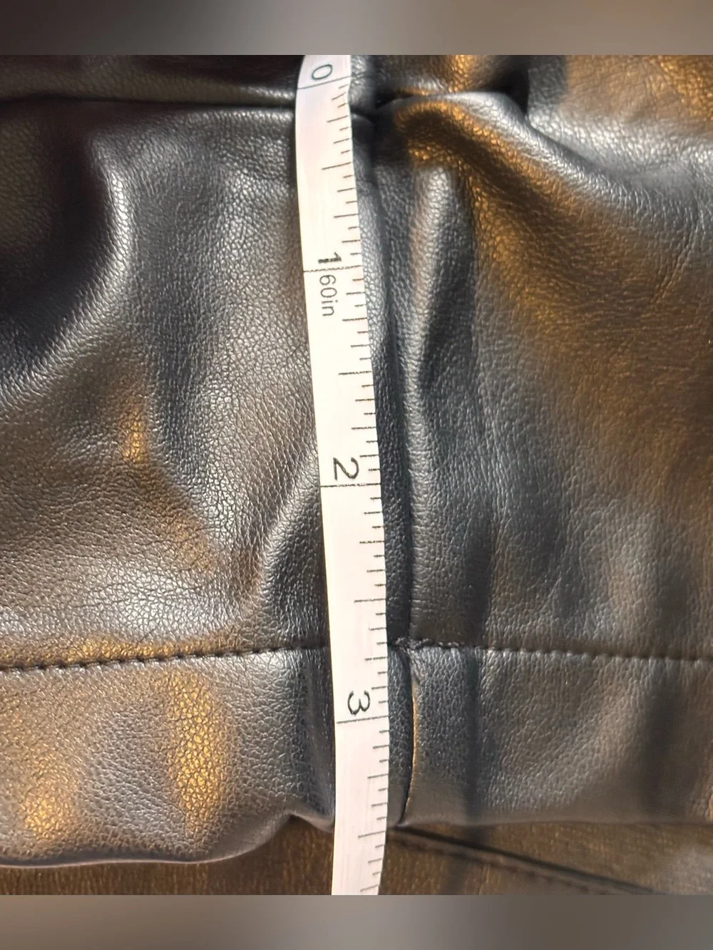 🌸 Faux Leather High Waisted Pocket Black Shorts Women's Size Small